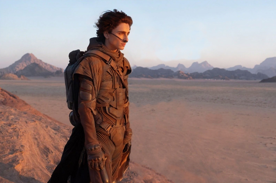 Timothee Chalamet as Paul Atreides in Dune